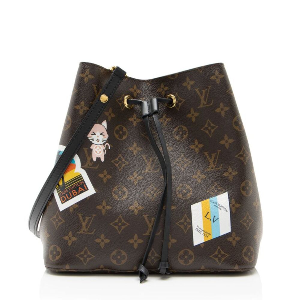 Louis Vuitton Limited Edition Monogram Canvas World Tour Neonoe MM Shoulder Bag